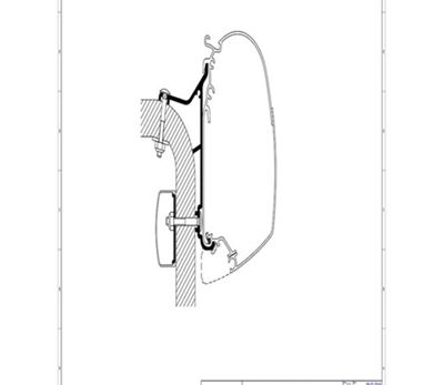 Adapter Omnistor Hymer B2 5 m