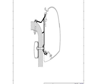 Adapter Omnistor Hymer B2 Van 6,0 m