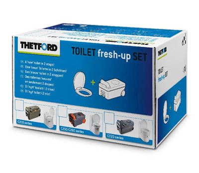 Fresh-up Sett til toalett C250/C260 m/ hjul