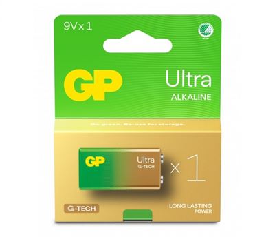 Husholdningsbatteri GP Ultra Alkaline 9 V