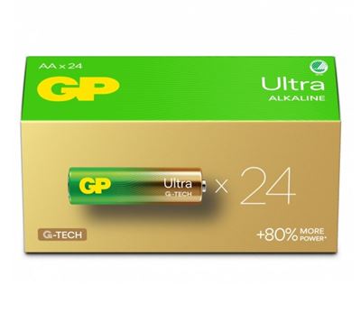 Husholdningsbatteri GP Super Alkaline AA 24 stk