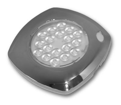 Faretto Piatto Chrome LED-lys 1,2 W 12 V