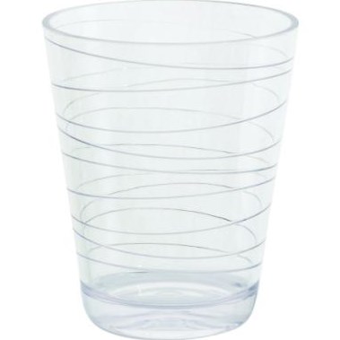 Glass Retro Design Black &amp; White 33 cl 2 stk