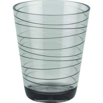 Glass Retro Design Black &amp; White 33 cl 2 stk