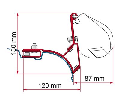 VW T5/T6 Multivan Transporter markisefeste