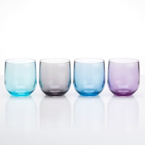 Glass Lav Moonstone Flerfarget 4 pk