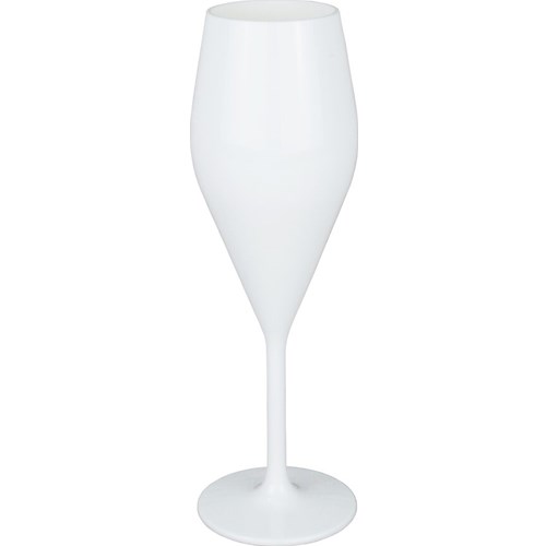 Champagneglass Eleganza Hvit 2 stk