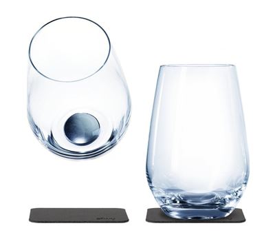 Magnetisk glass - Krystall longdrink 40 cl pk a 2 stk