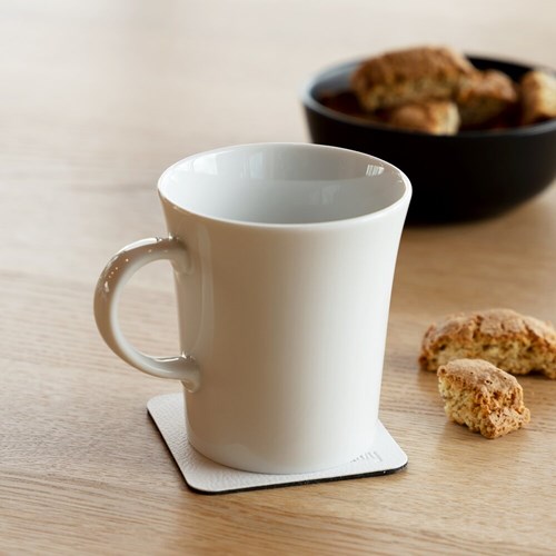 Magnetisk kaffekrus - Porselen 27 cl m/hvite magnetpads pk a 2 stk