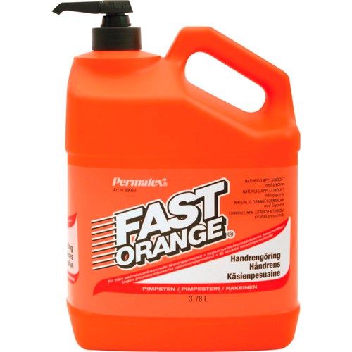 H&#229;ndrens Fast Orange m/ skrubb 3,78 L