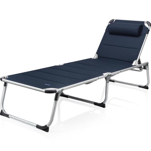 Solseng 200x67cm Lounger Rome m&#248;rk bl&#229;