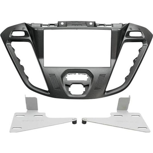 Monteringsramme for Ford Transit Custom Phoenix Silver 2-DIN