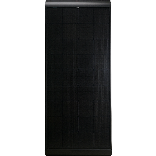 Solcellepakke BlackSolar komplett m/ brakett og regulator 230 W Svart