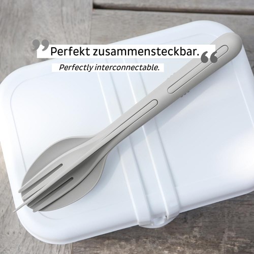 Bestikksett Cutlery set 3 deler gr&#229; Silwy