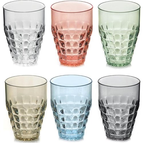 Glass Tiffany Lavt flerfarget Guzzini (6 stk)