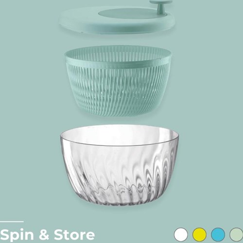 Salatspinner Spin&amp;Store &#216;26cm Hvit Guzzini