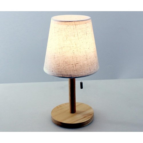 Bordlampe LED beige